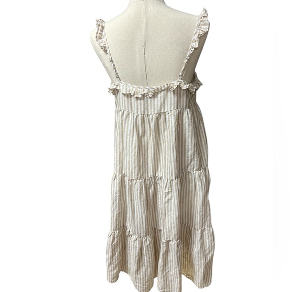 J Crew Original Beachwear dress linen blend size small adjustable straps newer - Picture 2 of 8